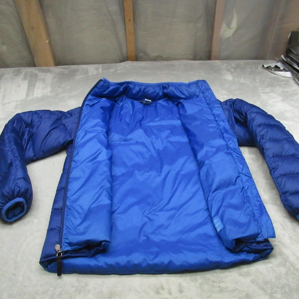 REI Down Jacket Boys‎ XL 18 Blue Full Zip Quilted Light Insulated Warm Puffer